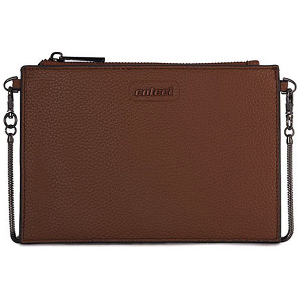 Bolsa Crossbody Colcci Flat In25 Marrom Feminino