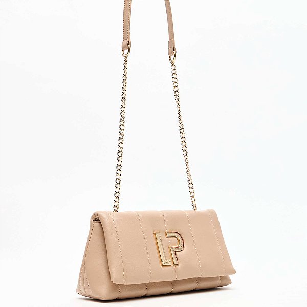 Bolsa Crossbody Easy Lança Perfume Mate In25 Bege Feminino