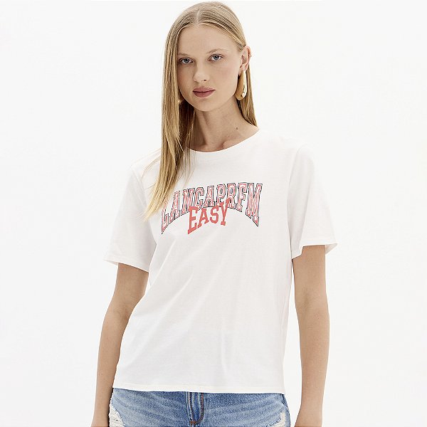 Camiseta Easy Lança Perfume Tradicio In25 Off White Feminino