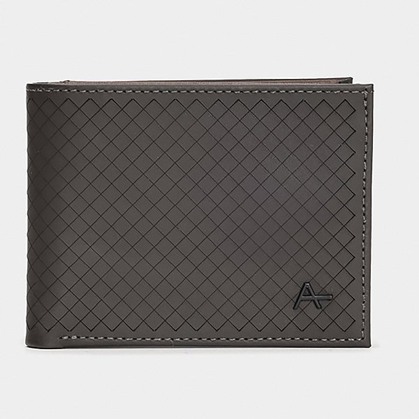 Carteira Couro Aramis Losango Marrom Masculino