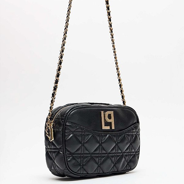 Bolsa Crossbody Lança Perfume Matelase In25 Preto Feminino