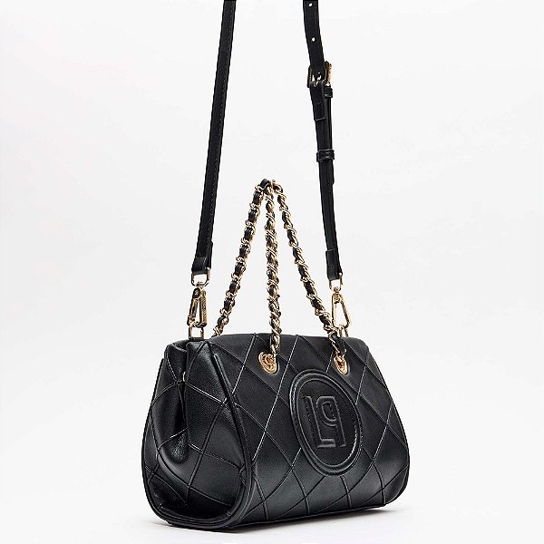 Bolsa Tote Lança Perfume Nervura In25 Preto Feminino