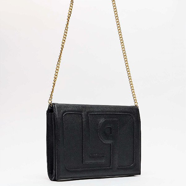Bolsa Crossbody Lança Perfume Bordado In25 Preto Feminino
