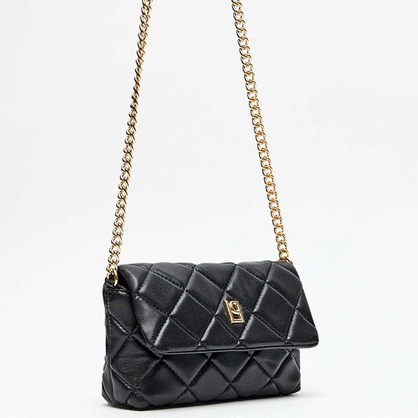 Bolsa Shoulder Lança Perfume Matelase In25 Preto Feminino
