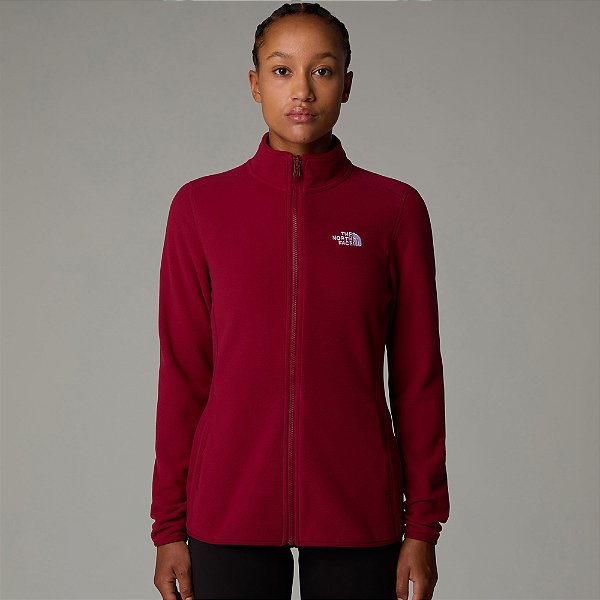 Jaqueta The North Face Fleece Glacier Fz Vermelho Feminino