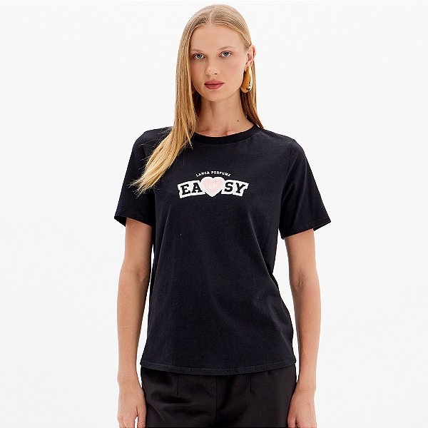 Camiseta Easy Lança Perfume Tradicional In25 Preto Feminino