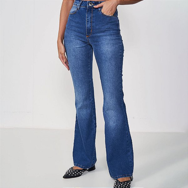 Calça Jeans Colcci Bruna Boot Cut In25 Azul Feminino