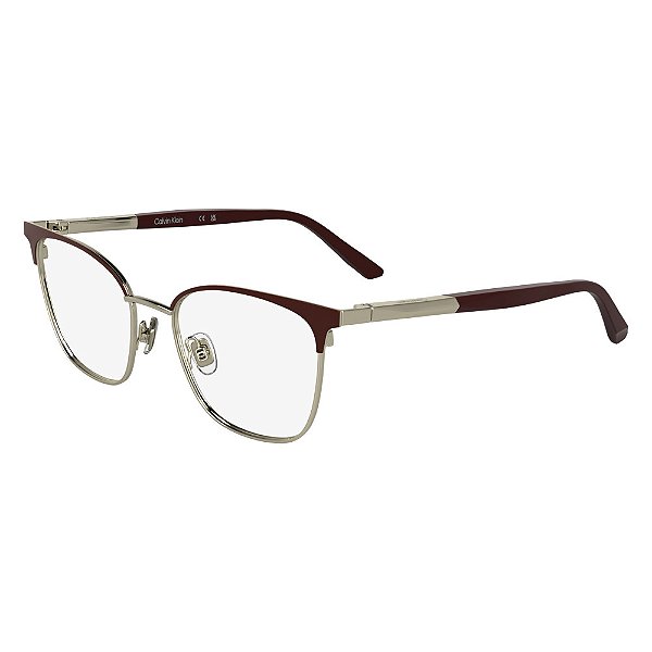 Armação Calvin Klein CK25105 605 Bordô Feminino
