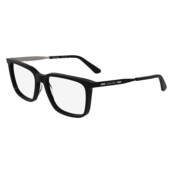 Armação Calvin Klein CK25517 001 Preto Masculino