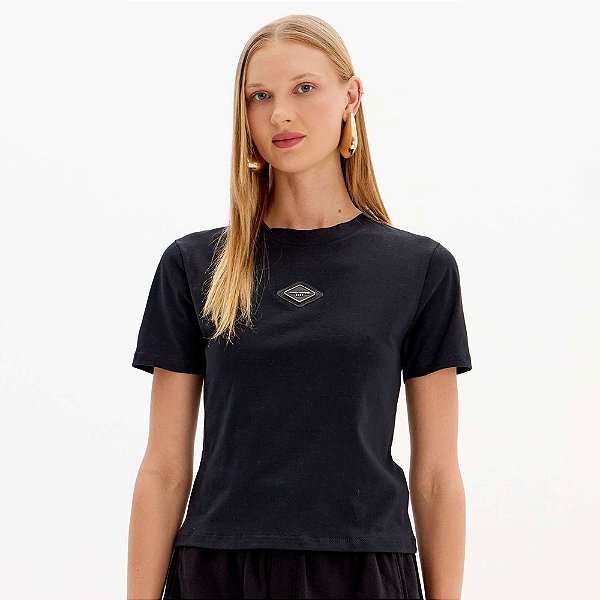 Camiseta Easy Lança Perfume Babylook In25 Preto Feminino