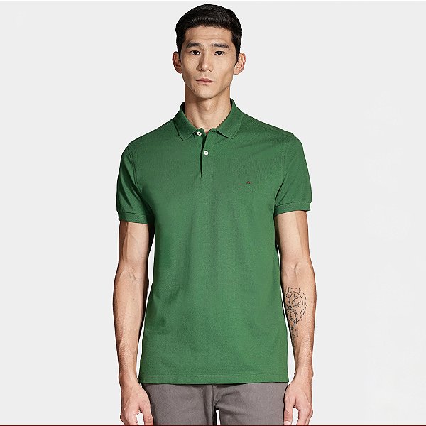 Camisa Polo Aramis Basic Piquet In25 Verde Flag Masculino