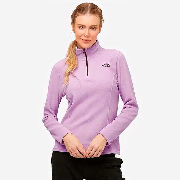 Moletom The North Face Glacier Zip Rosa Feminino