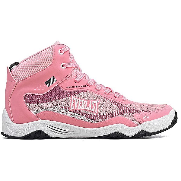Tênis Everlast Forceknit Pro Rosa e Branco Feminino