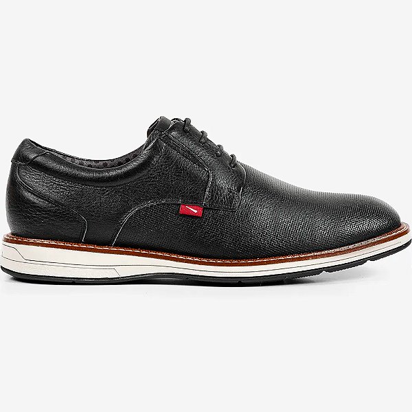 Sapato Ferracini Kingston Preto e Branco Masculino
