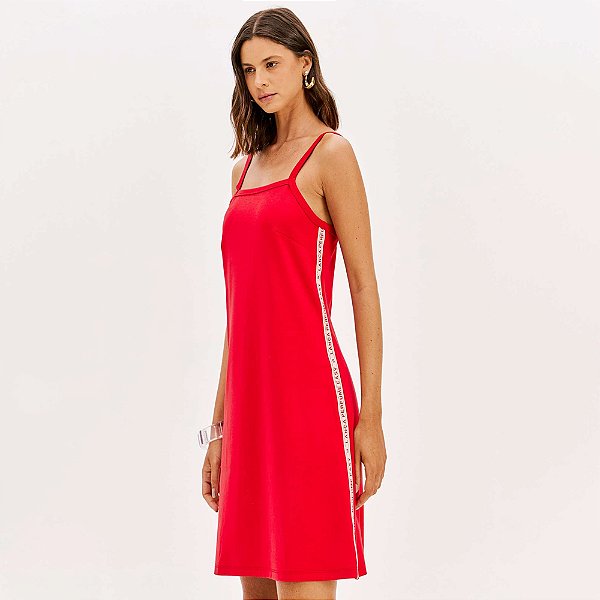 Vestido Curto Easy Lança Perfume Line Pr26 Vermelho Feminino
