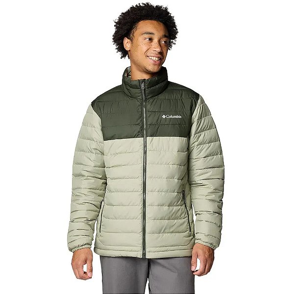 Jaqueta Columbia Powder Lite II Verde Masculino
