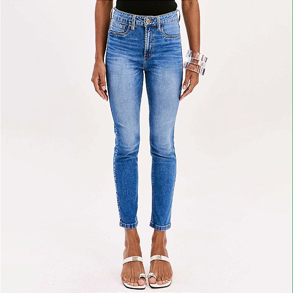 Calça Jeans Easy Lança Perfume Skinny Ank Pr26 Azul Feminino