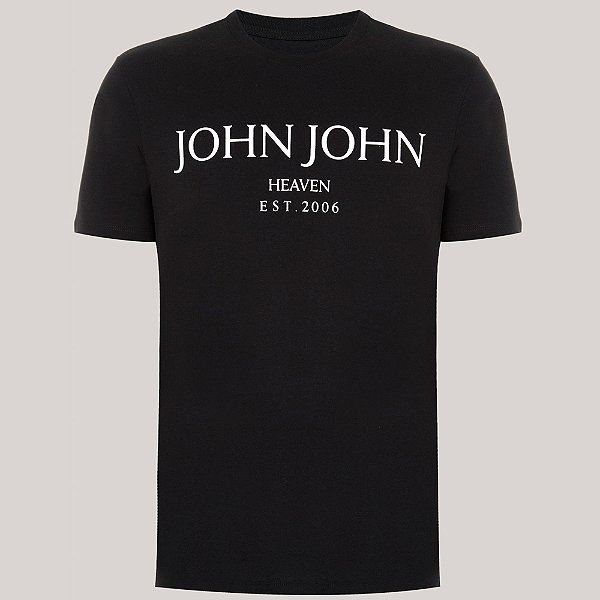Camiseta John John Regular Special Pr26 Preto Masculino