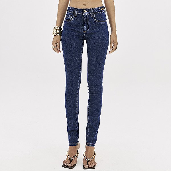 Calça Jeans Lança Perfume Nix Skinny Hig Pr26 Azul Feminino