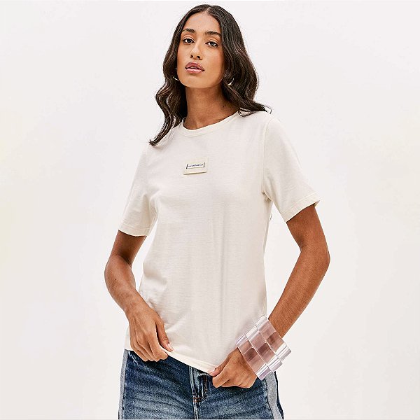 Camiseta Easy Lança Perfume Tradicional Pr26 Bege Feminino