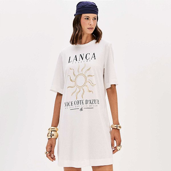 Vestido Lança Perfume Tdress Pr26 Off White Feminino