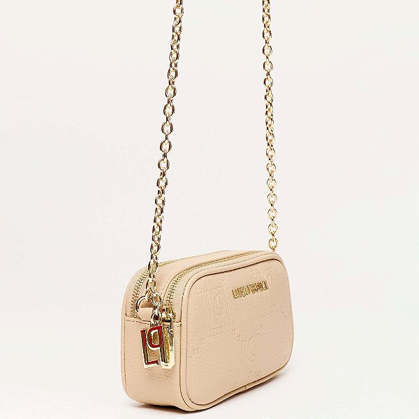 Bolsa Crossbody Lança Perfume Maxi Pr26 Bege Feminino