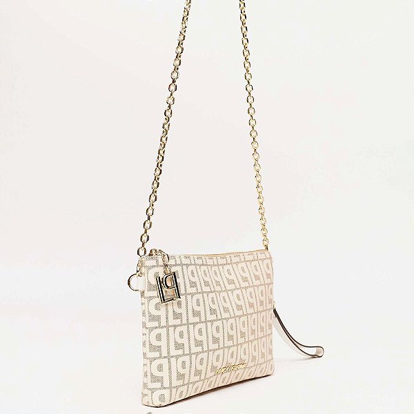 Bolsa Crossbody Lança Perfume Monograma Pr26 Bege Feminino