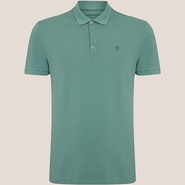 Camisa Polo Dudalina Essentials Color Pr26 Verde Masculino