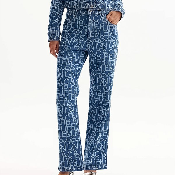 Calça Jeans Easy Lança Perfume High Pr26 Azul Feminino
