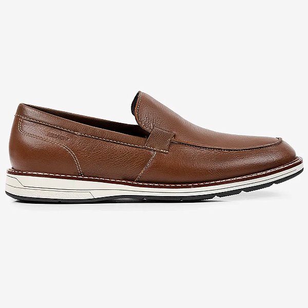Sapato Ferracini Couro Kingston Marrom Masculino