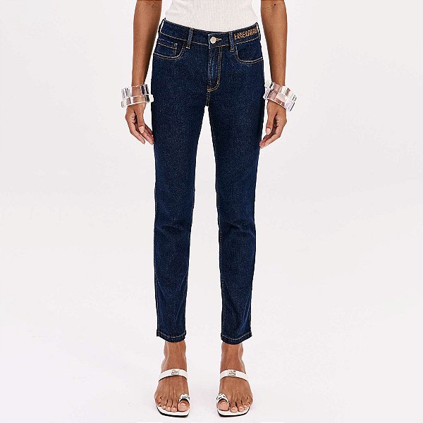 Calça Jeans Easy Lança Perfume Skin High Pr26 Azul Feminino