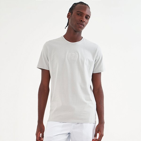 Camiseta Colcci Big Iconic Pr26 Cinza Castelo Masculino