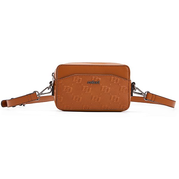 Bolsa Camera Bag Colcci Gravação Pr26 Marrom Feminino