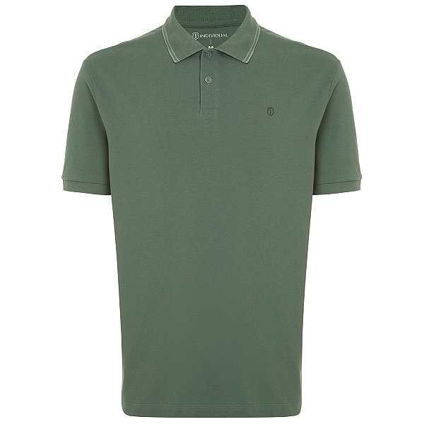 Camisa Polo Individual Basic Comfort Pr26 Verde Masculino