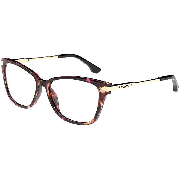 Armação Colcci Frida C6097FA555 Marrom Feminino