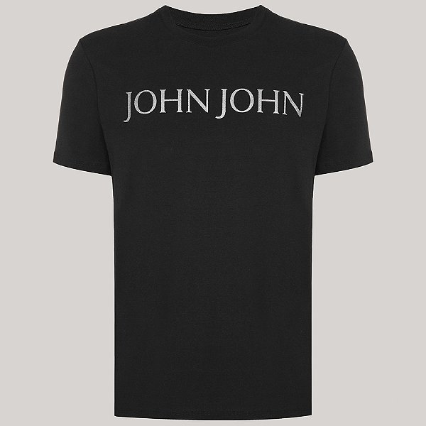Camiseta John John Regular Special Brig Pr26 Preto Masculino