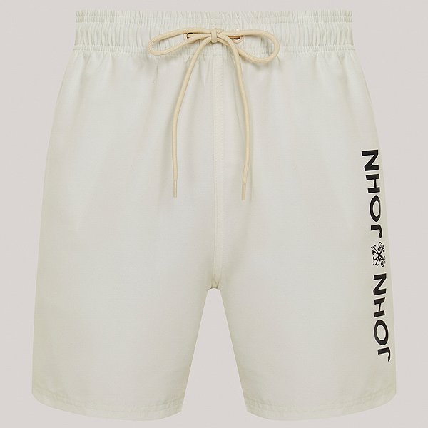 Short John John Fiji Pr26 Off White Masculino