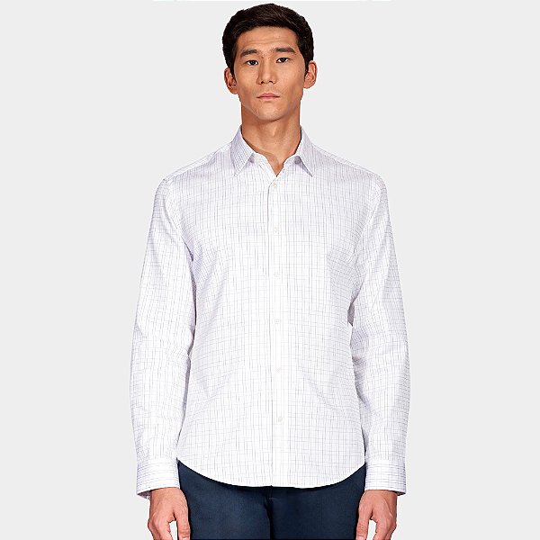 Camisa Aramis Fio 60 Egípcio Pr26 Branco Masculino