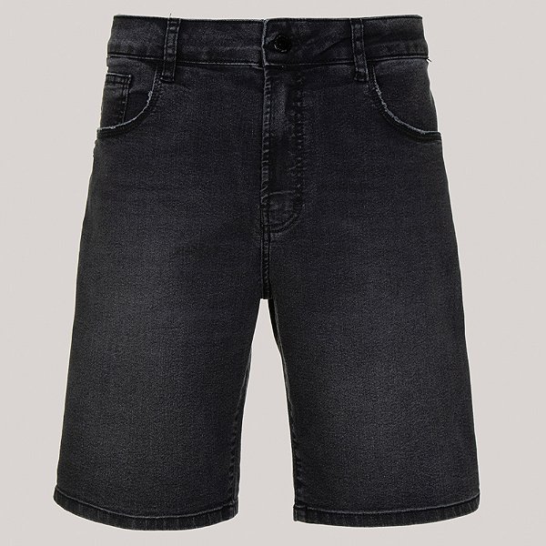 Bermuda Jeans John John Porto Pr26 Preto Masculino