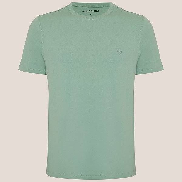 Camiseta Dudalina Essentials Color Ve26 Verde Masculino