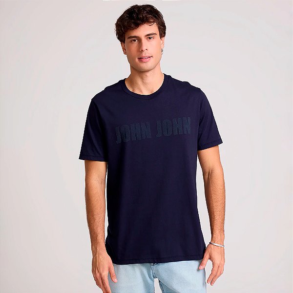 Camiseta John John Regular Starlight Ve26 Marinho Masculino