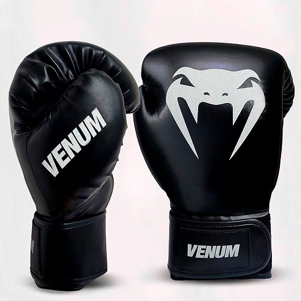 Luva de Boxe Venum Basic Evo Dark Preto