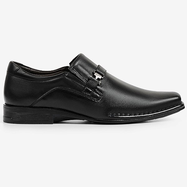 Sapato Couro Ferracini Ambience 5331-285G Preto Masculino