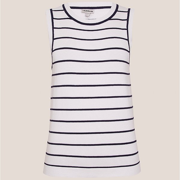 Regata Dudalina Tricot Talita Ve26 Off White Feminino