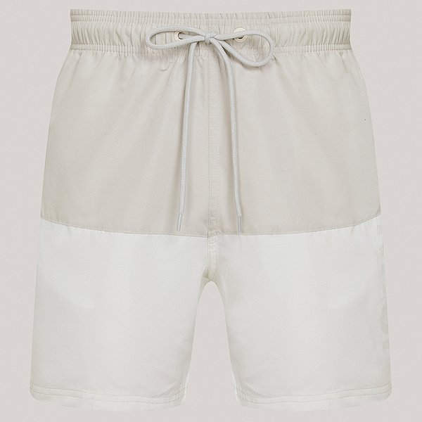 Short John John Bicolor Ve26 Bege Masculino