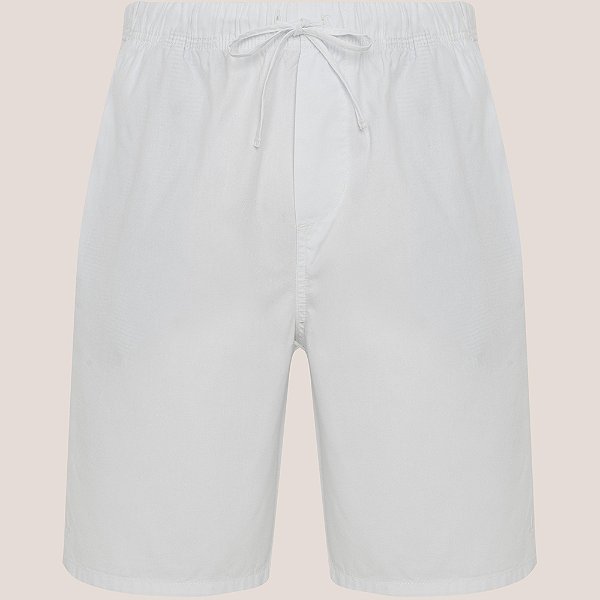 Bermuda Dudalina Right Elastic Ve26 Branco Masculino
