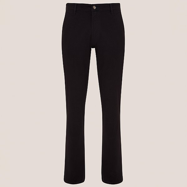Calça Sarja Dudalina Alfaiataria Right Pr26 Preto Masculino
