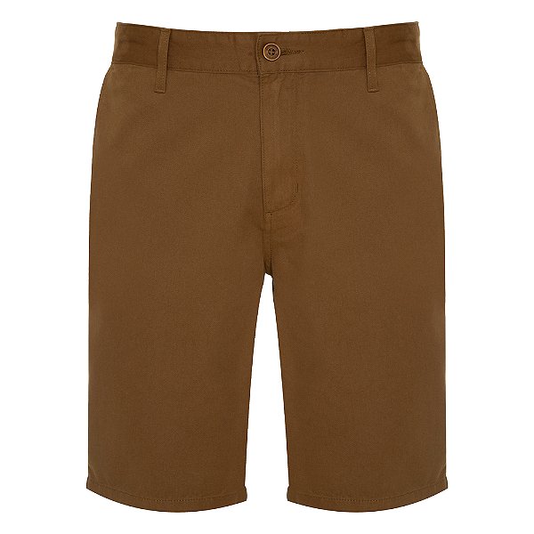 Bermuda Sarja Individual Right Pr26 Marrom Masculino