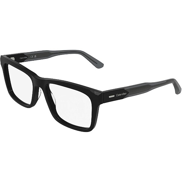 Armação Calvin Klein CK25544 001 Preto Masculino