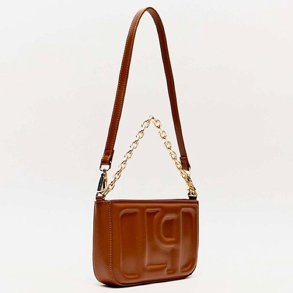 Bolsa Crossbody Lança Perfume Frontal Ve26 Marrom Feminino